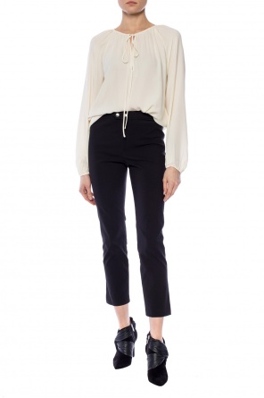 Silk top with tie fastening, zdjęcie 2 Silk top with tie fastening od Theory